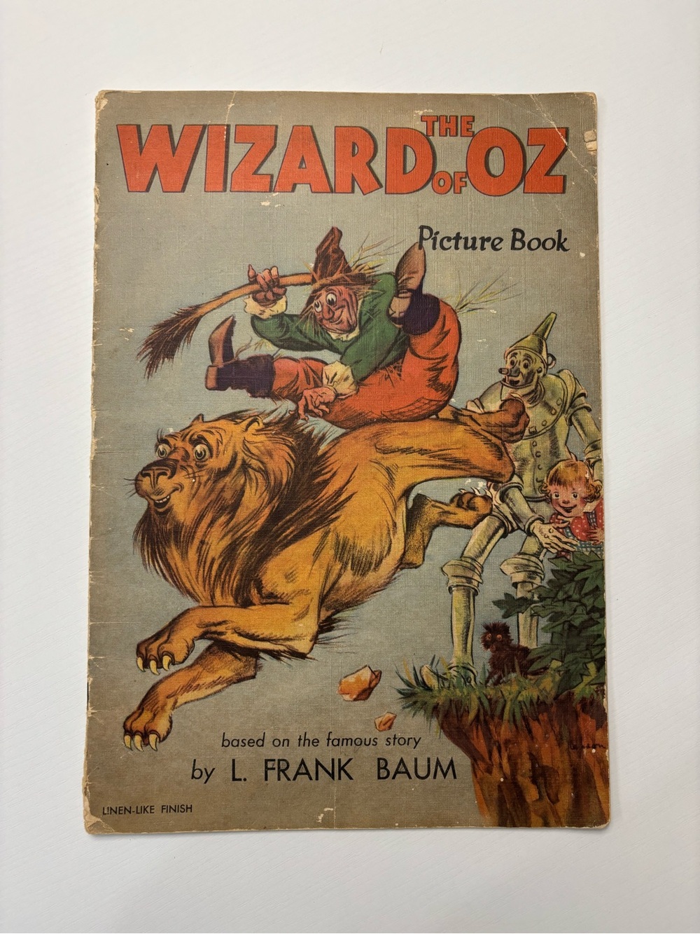 Vintage 1939 Wizard of Oz Picture Book L Frank Baum Whitman